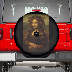 Medusa Mona Lisa Spare Tire Cover Greek Mythology Ancient TS11 Black Print Your Wear