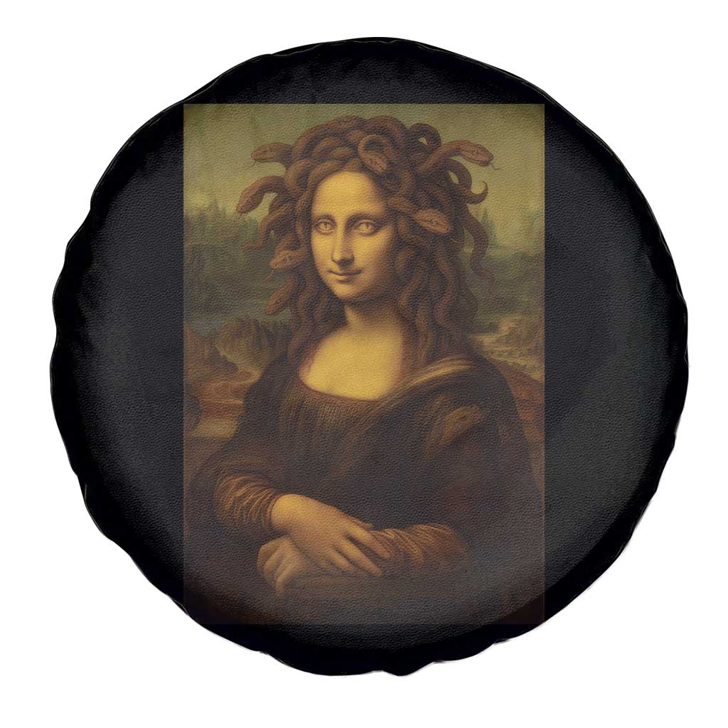 Medusa Mona Lisa Spare Tire Cover Greek Mythology Ancient TS11 Print Your Wear