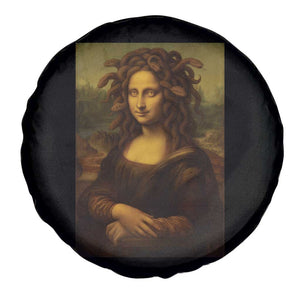 Medusa Mona Lisa Spare Tire Cover Greek Mythology Ancient TS11 Print Your Wear