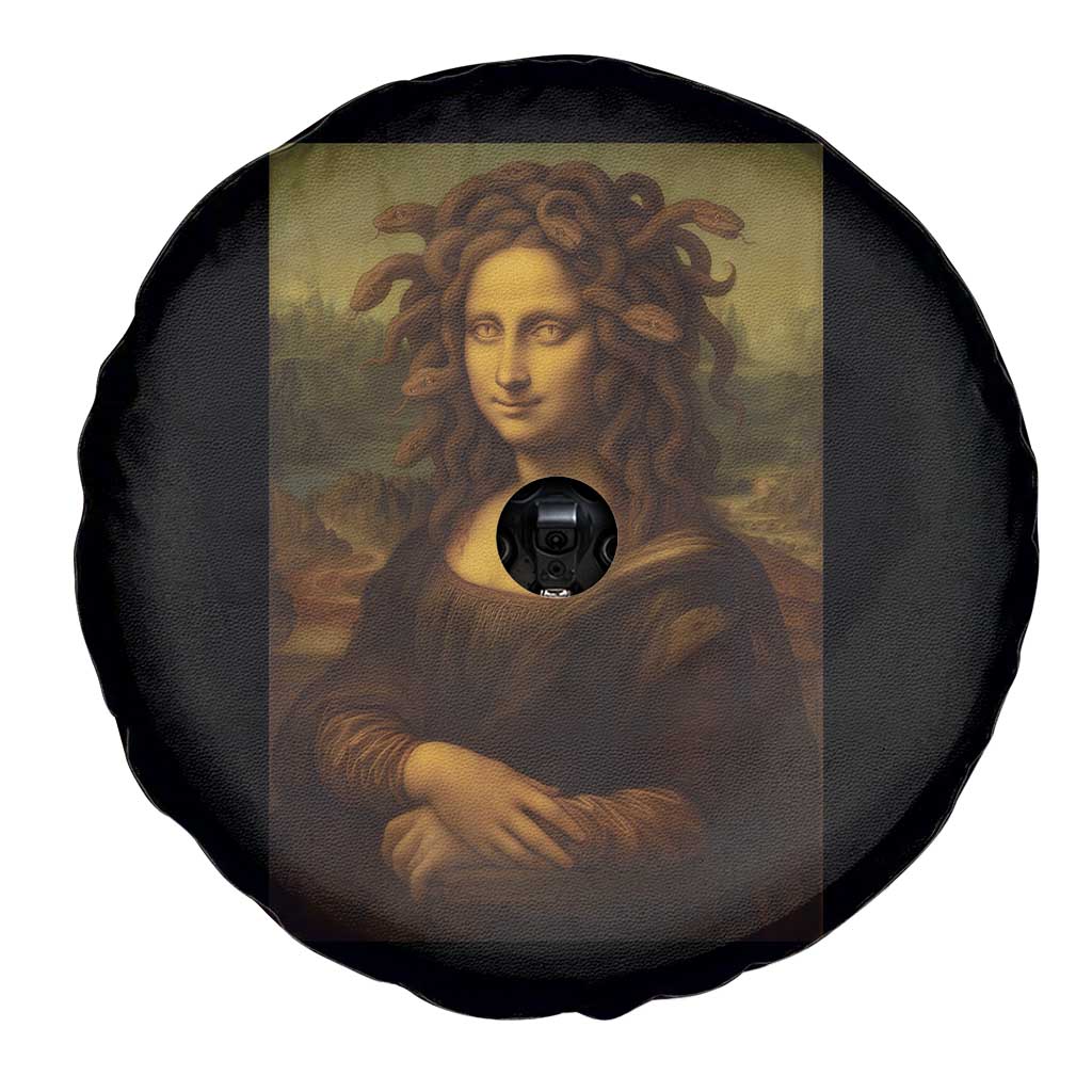 Medusa Mona Lisa Spare Tire Cover Greek Mythology Ancient TS11 Print Your Wear