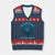 The Female Gaze Petrify The Patriarchy V-Neck Knit Sweater Vest Medusa Feminist - Print Your Wear