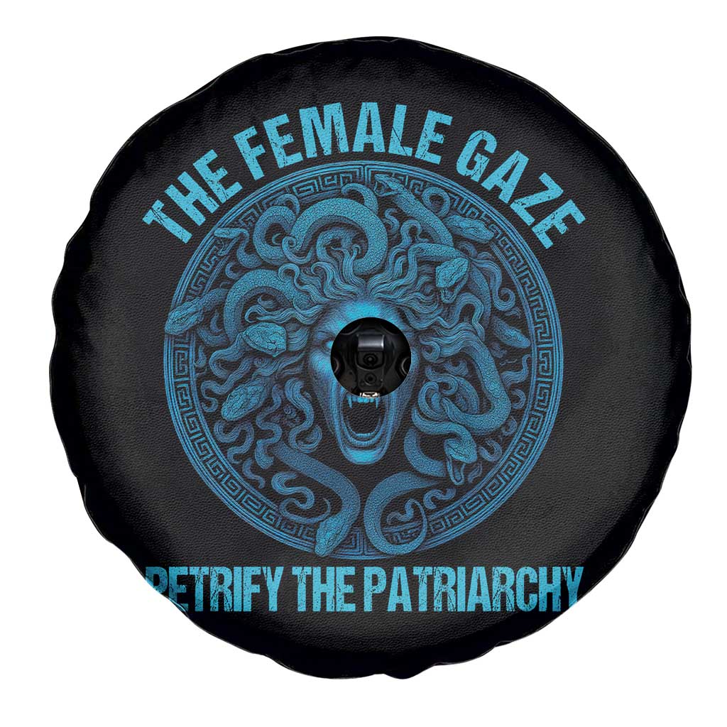 The Female Gaze Petrify The Patriarchy Spare Tire Cover Medusa Feminist TS11 Print Your Wear