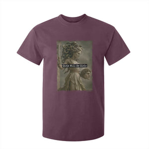Girls Will Be Girls Medusa Feminist T Shirt For Kid Women's Right TS11 Maroon Print Your Wear