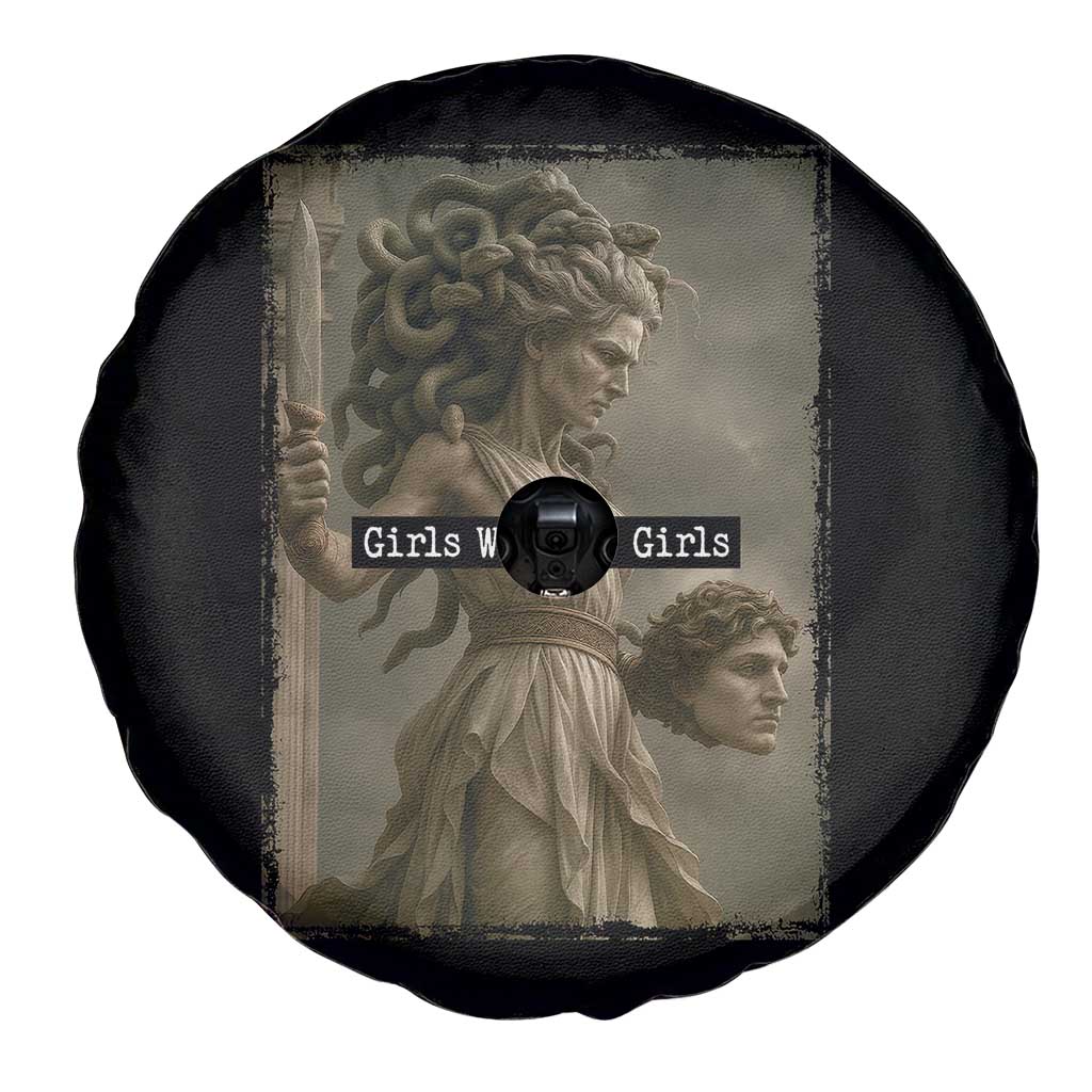 Girls Will Be Girls Medusa Feminist Spare Tire Cover Women's Right TS11 Print Your Wear