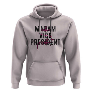 Funny Harris For President Hoodie Madam Vice President 2024 TS11 Ice Gray Print Your Wear