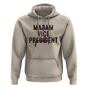 Funny Harris For President Hoodie Madam Vice President 2024 TS11 Sand Print Your Wear