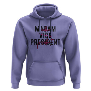 Funny Harris For President Hoodie Madam Vice President 2024 TS11 Violet Print Your Wear