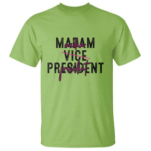 Funny Harris For President T Shirt Madam Vice President 2024 TS11 Lime Print Your Wear