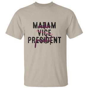 Funny Harris For President T Shirt Madam Vice President 2024 TS11 Sand Print Your Wear