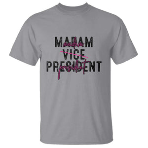 Funny Harris For President T Shirt Madam Vice President 2024 TS11 Sport Gray Print Your Wear