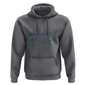 Suicide Prevention Hoodie No Story Should End Too Soon Butterfly Heartbeat TS11 Charcoal Print Your Wear