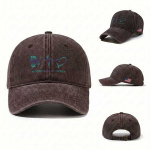 Suicide Prevention Washed Cotton Baseball Cap No Story Should End Too Soon Butterfly Heartbeat