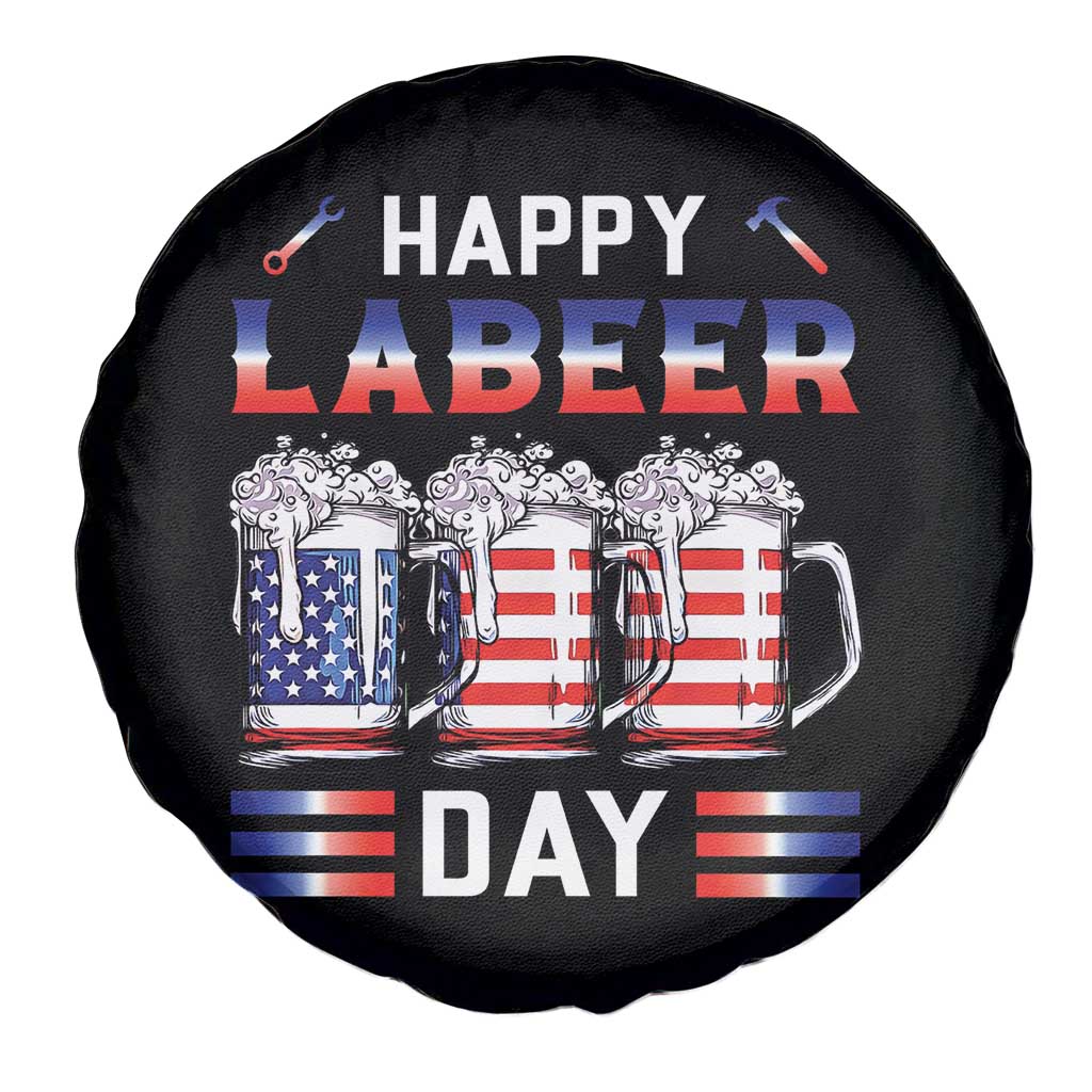 Funny Labor Day Drinking Spare Tire Cover Labeer Day American Flag Beer Mug TS11 Print Your Wear