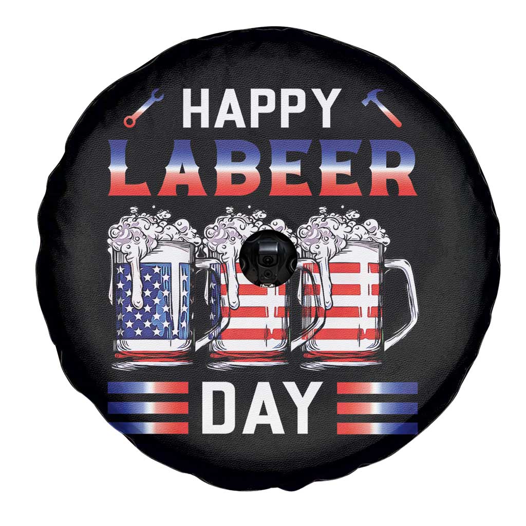 Funny Labor Day Drinking Spare Tire Cover Labeer Day American Flag Beer Mug TS11 Print Your Wear