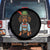 Oktoberfest Dachshund Cute Wiener Dog German Festival Spare Tire Cover TS11 No hole Black Print Your Wear