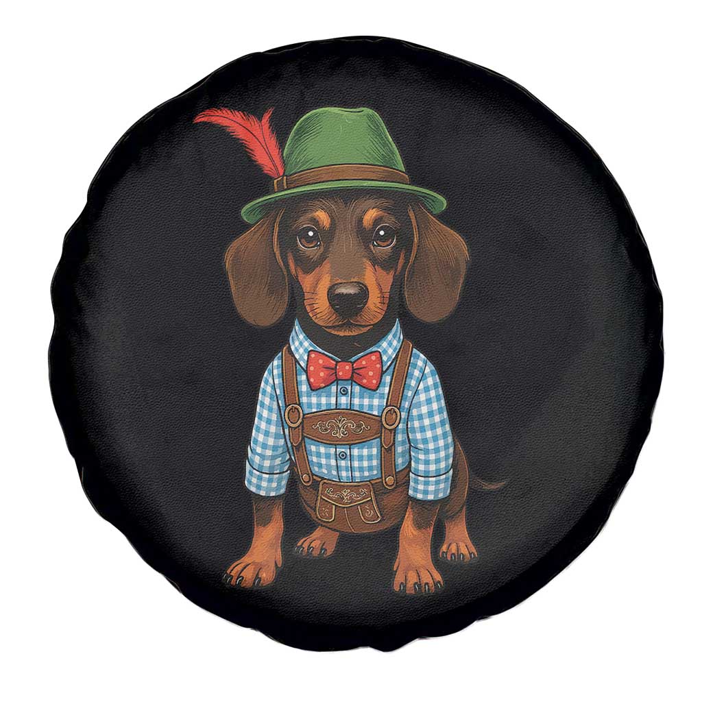 Oktoberfest Dachshund Cute Wiener Dog German Festival Spare Tire Cover TS11 Print Your Wear