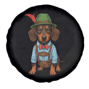Oktoberfest Dachshund Cute Wiener Dog German Festival Spare Tire Cover TS11 Print Your Wear