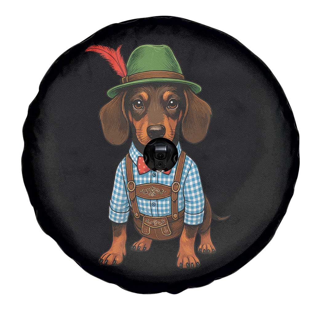 Oktoberfest Dachshund Cute Wiener Dog German Festival Spare Tire Cover TS11 Print Your Wear