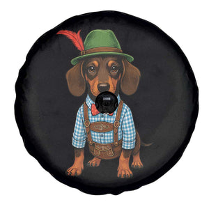 Oktoberfest Dachshund Cute Wiener Dog German Festival Spare Tire Cover TS11 Print Your Wear