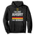 Funny I Am Not Angry I Am German Hoodie Germany Flag German American TS11 Black Print Your Wear