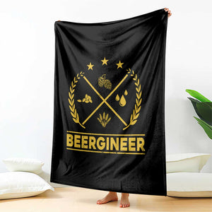 Funny Beergineer Throw Blanket Homebrew Craft Beer Drinking Lover TS11 Print Your Wear
