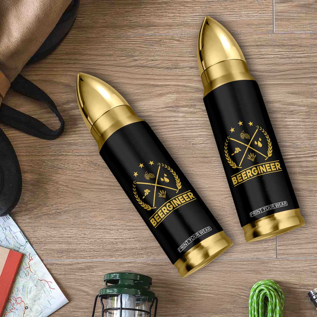 Funny Beergineer Bullet Tumbler Homebrew Craft Beer Drinking Lover TS11 Print Your Wear