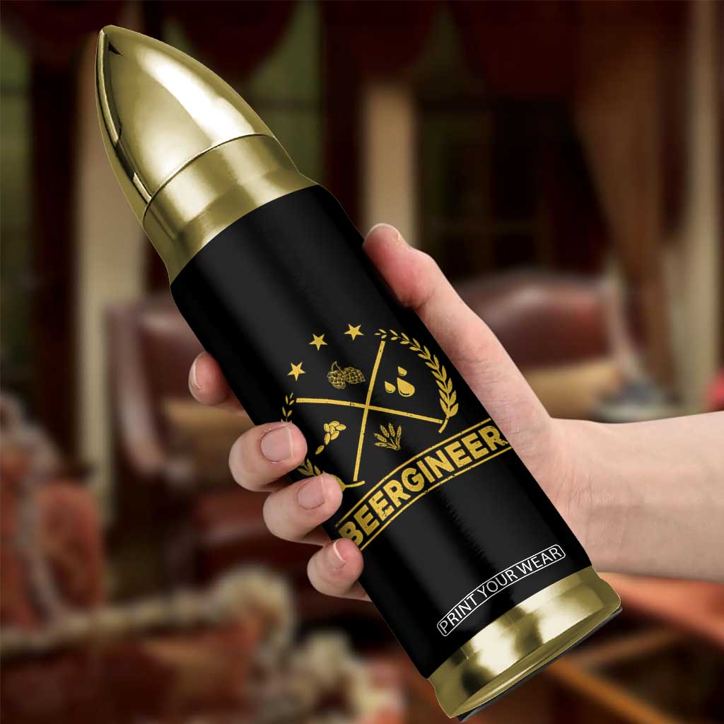 Funny Beergineer Bullet Tumbler Homebrew Craft Beer Drinking Lover TS11 Print Your Wear