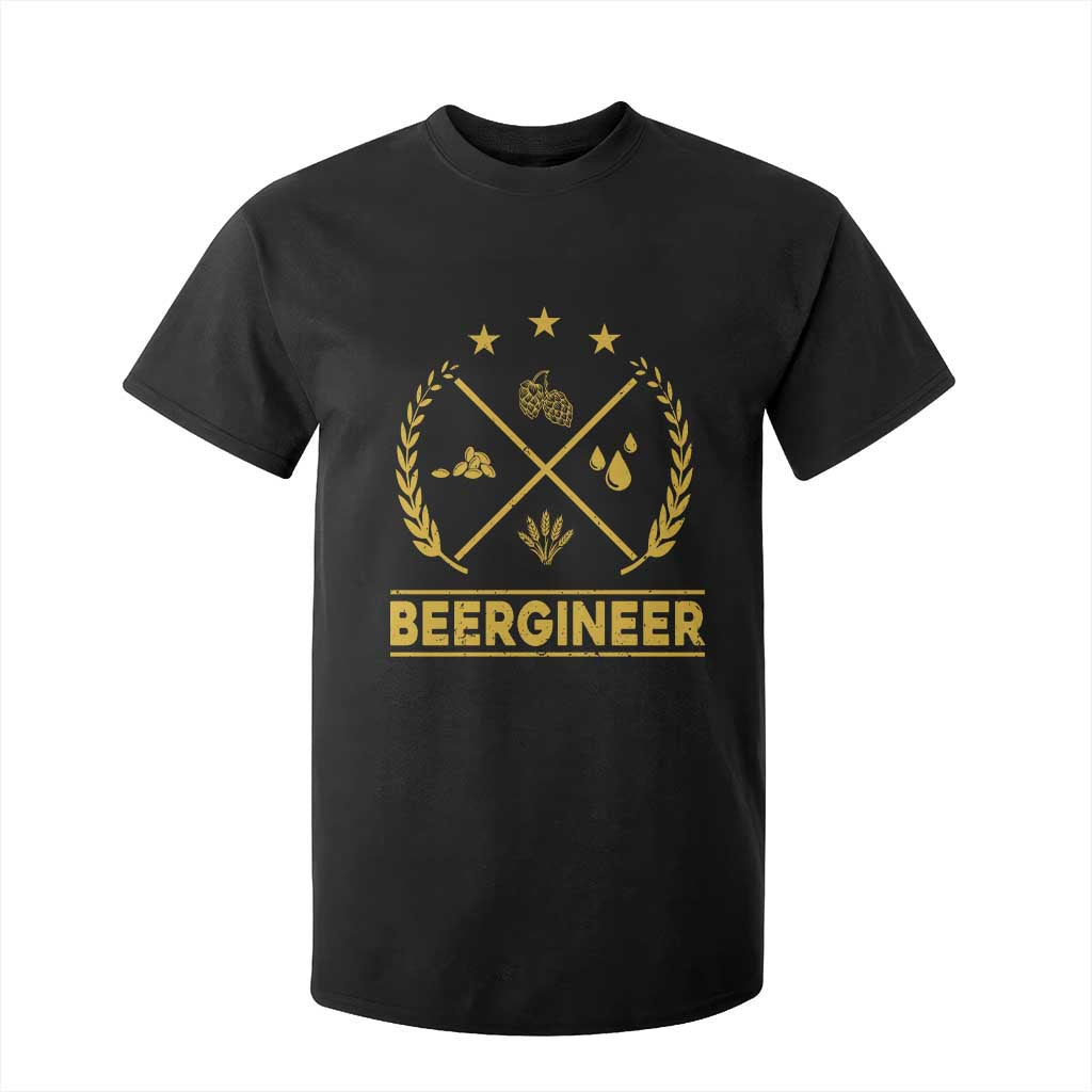 Funny Beergineer T Shirt For Kid Homebrew Craft Beer Drinking Lover TS11 Black Print Your Wear