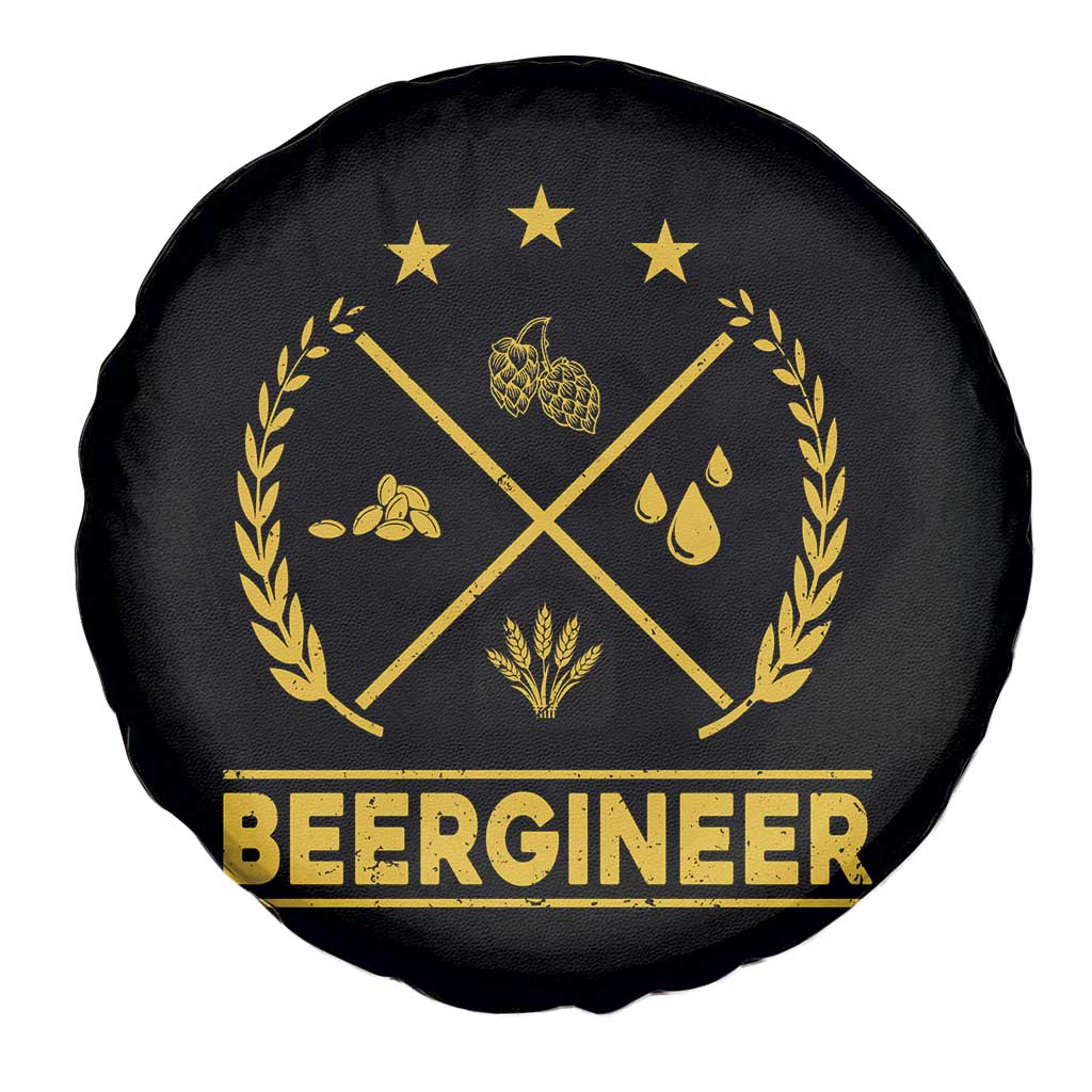 Funny Beergineer Spare Tire Cover Homebrew Craft Beer Drinking Lover TS11 Print Your Wear