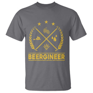 Funny Beergineer T Shirt Homebrew Craft Beer Drinking Lover TS11 Charcoal Print Your Wear