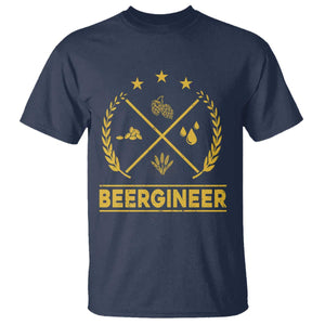 Funny Beergineer T Shirt Homebrew Craft Beer Drinking Lover TS11 Navy Print Your Wear