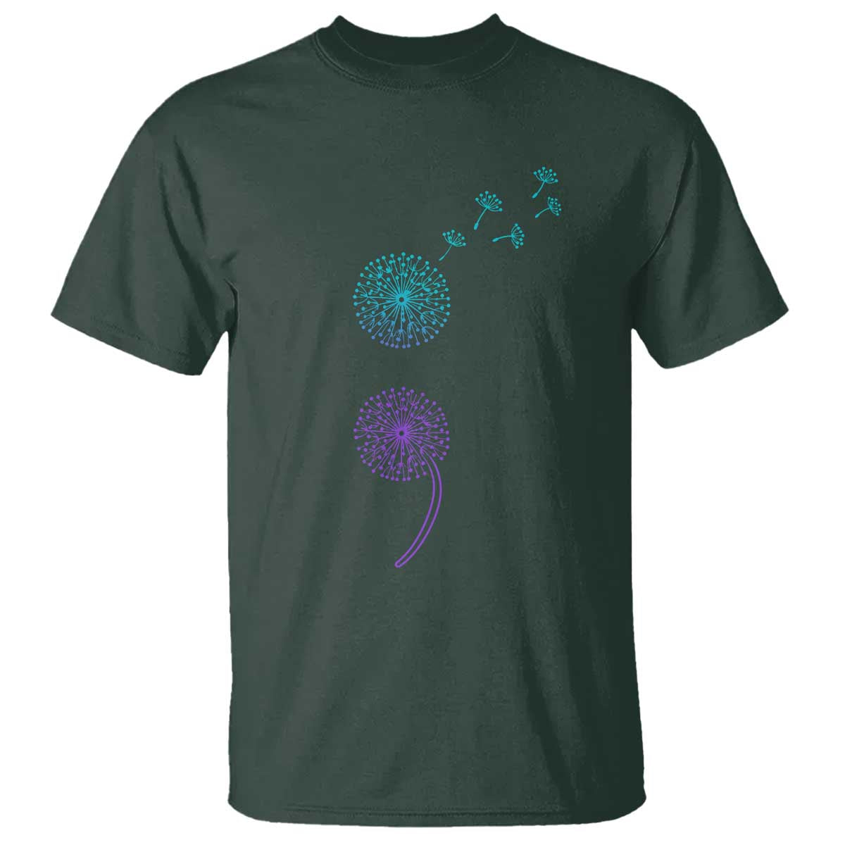 Semicolon Suicide Prevention Awareness Dandelion Graphic T Shirt