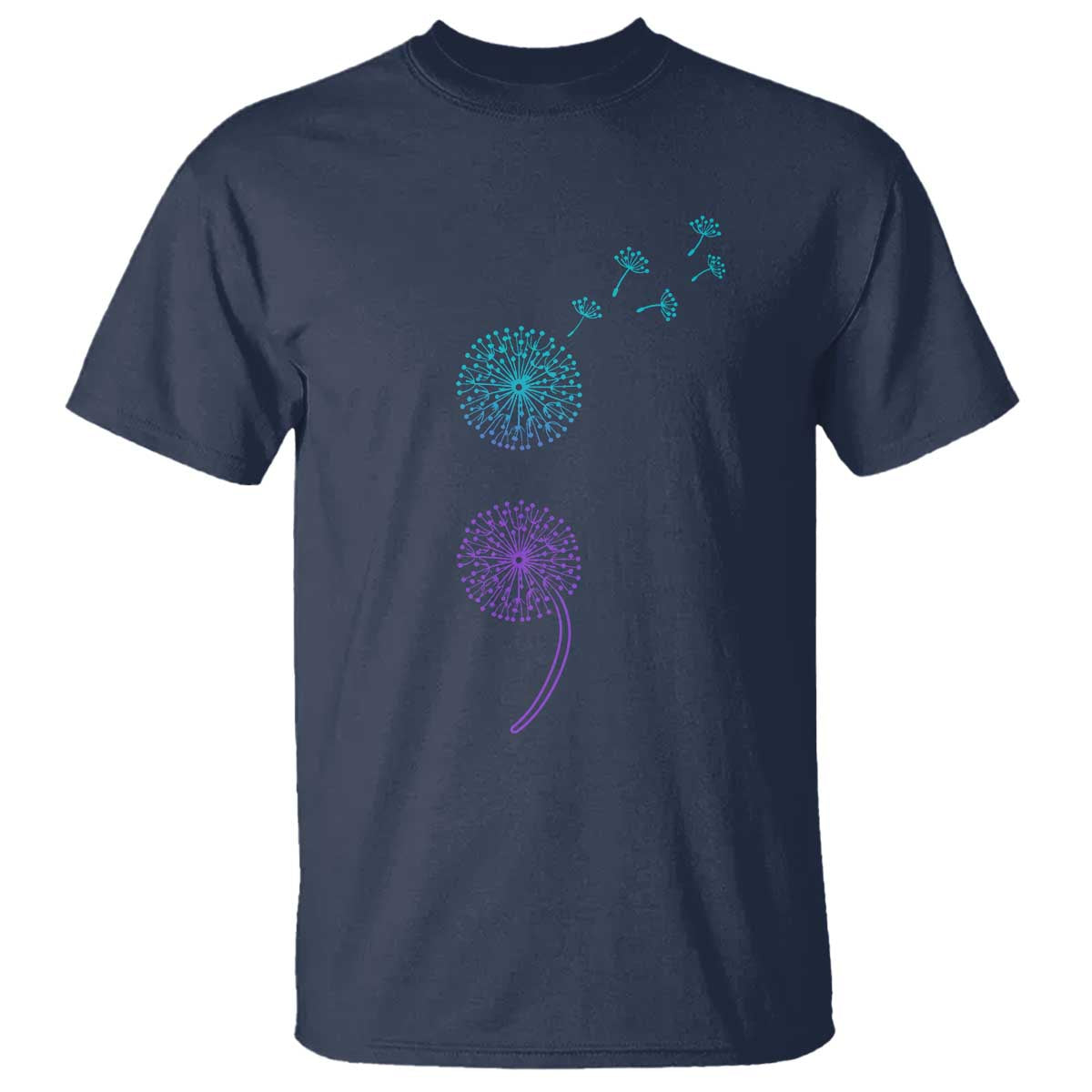 Semicolon Suicide Prevention Awareness Dandelion Graphic T Shirt