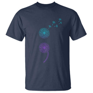 Semicolon Suicide Prevention Awareness Dandelion Graphic T Shirt