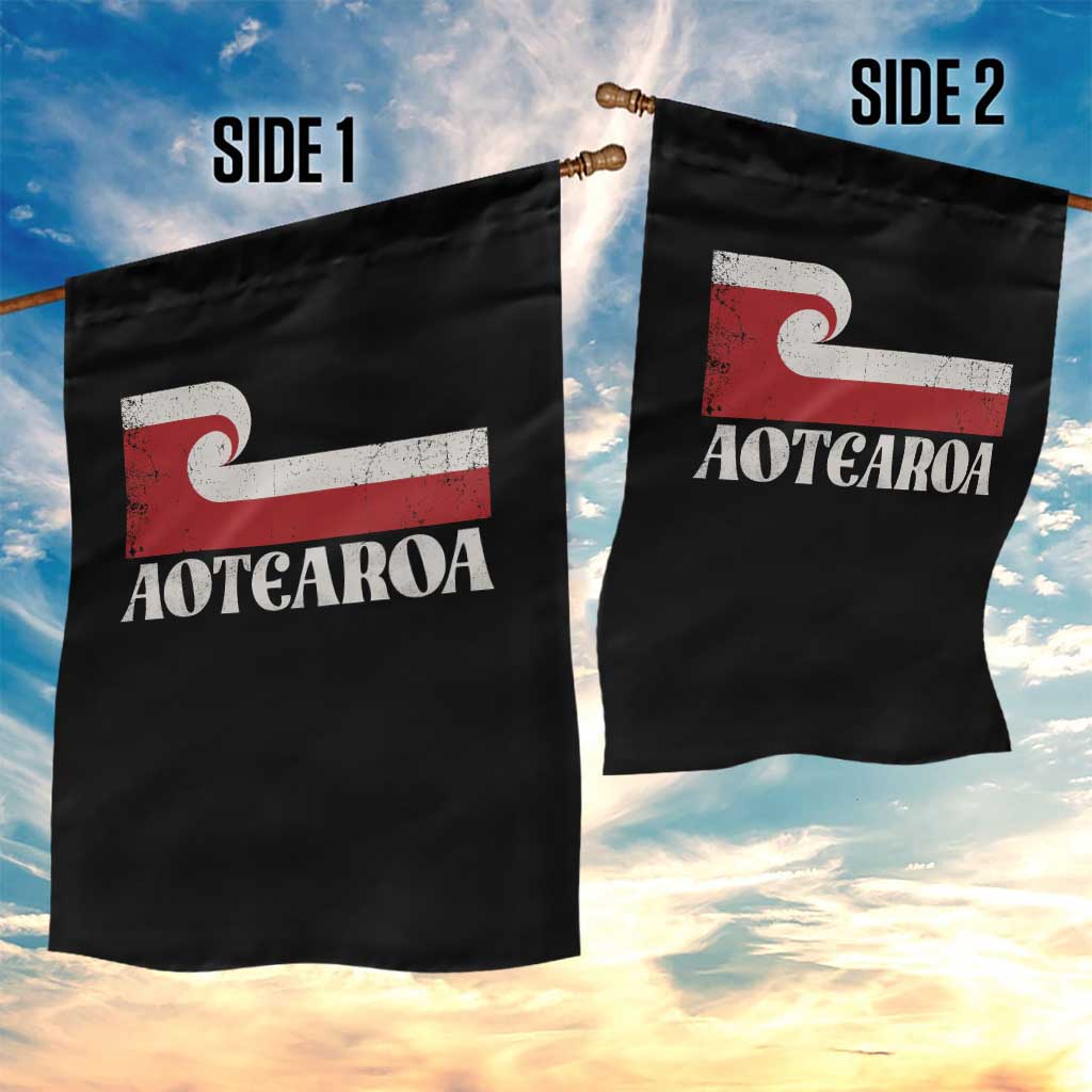 Aotearoa New Zealand Vintage Maori Flag Tino Rangatiratanga Garden Flag