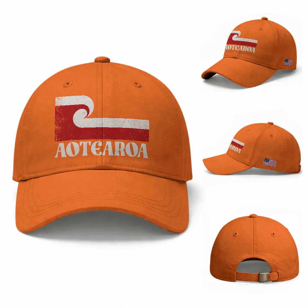 Aotearoa New Zealand Vintage Maori Flag Tino Rangatiratanga Baseball Cap