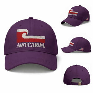 Aotearoa New Zealand Vintage Maori Flag Tino Rangatiratanga Baseball Cap