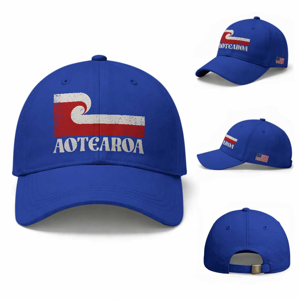 Aotearoa New Zealand Vintage Maori Flag Tino Rangatiratanga Baseball Cap