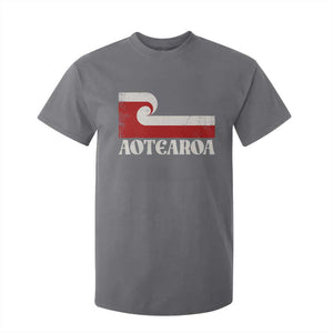Aotearoa New Zealand Vintage Maori Flag Tino Rangatiratanga T Shirt For Kid
