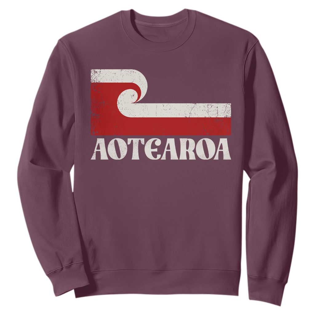Aotearoa New Zealand Vintage Maori Flag Tino Rangatiratanga Sweatshirt