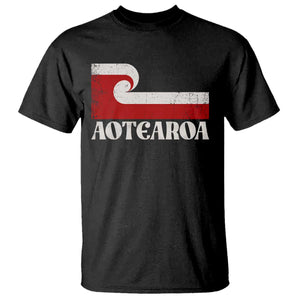 Aotearoa New Zealand Vintage Maori Flag Tino Rangatiratanga T Shirt