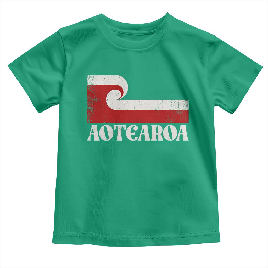 Aotearoa New Zealand Vintage Maori Flag Tino Rangatiratanga Toddler T Shirt