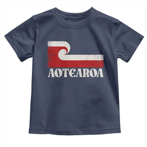 Aotearoa New Zealand Vintage Maori Flag Tino Rangatiratanga Toddler T Shirt