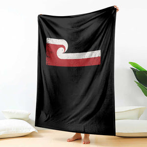 Maori Flag Tino Rangatiratanga Throw Blanket Polynesian Heritage New Zealand Pride