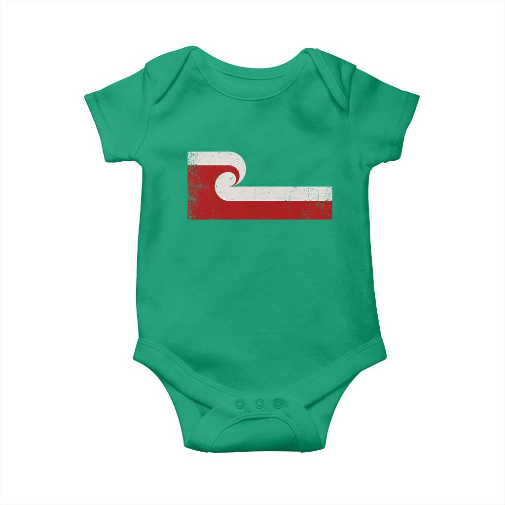 Maori Flag Tino Rangatiratanga Baby Onesie Polynesian Heritage New Zealand Pride