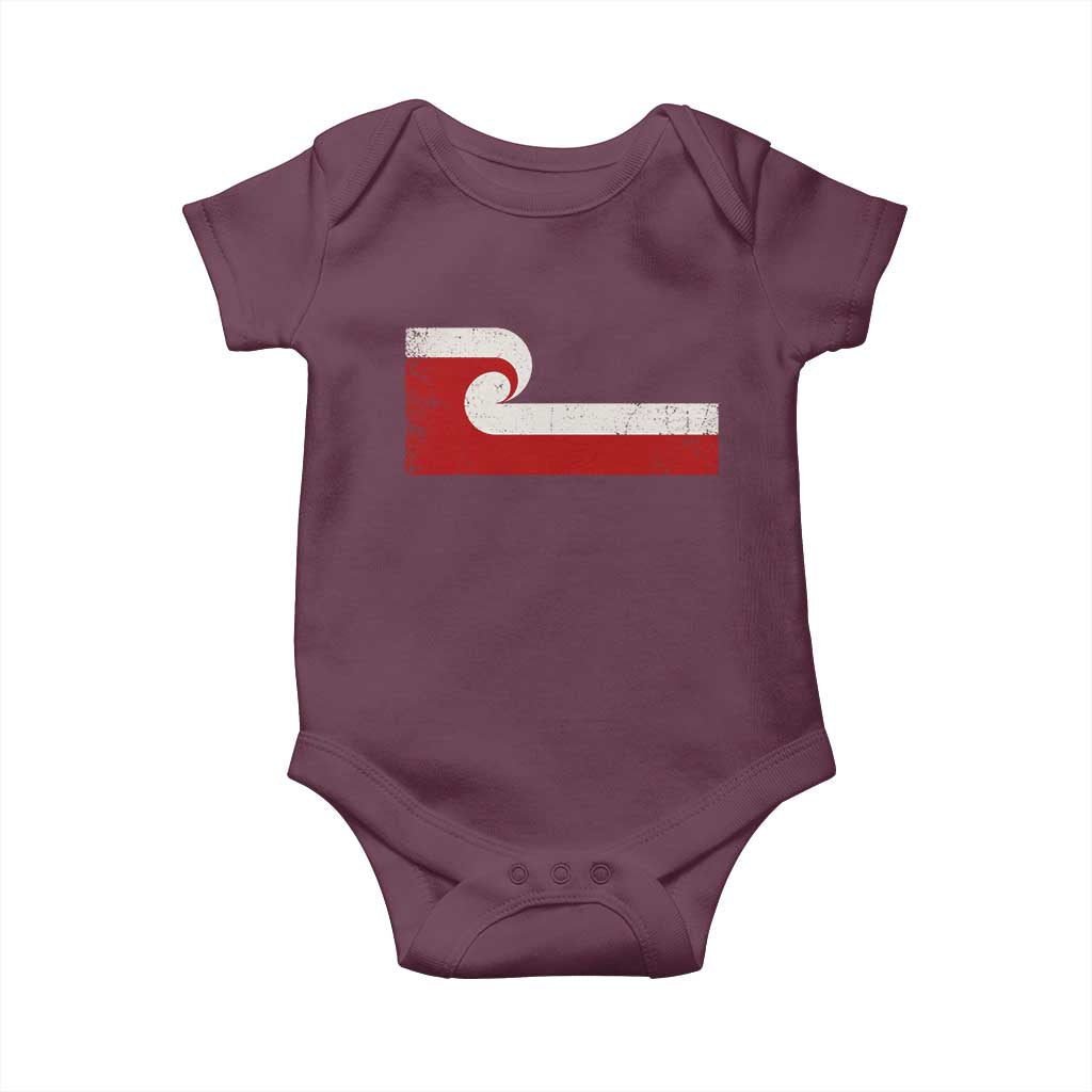 Maori Flag Tino Rangatiratanga Baby Onesie Polynesian Heritage New Zealand Pride