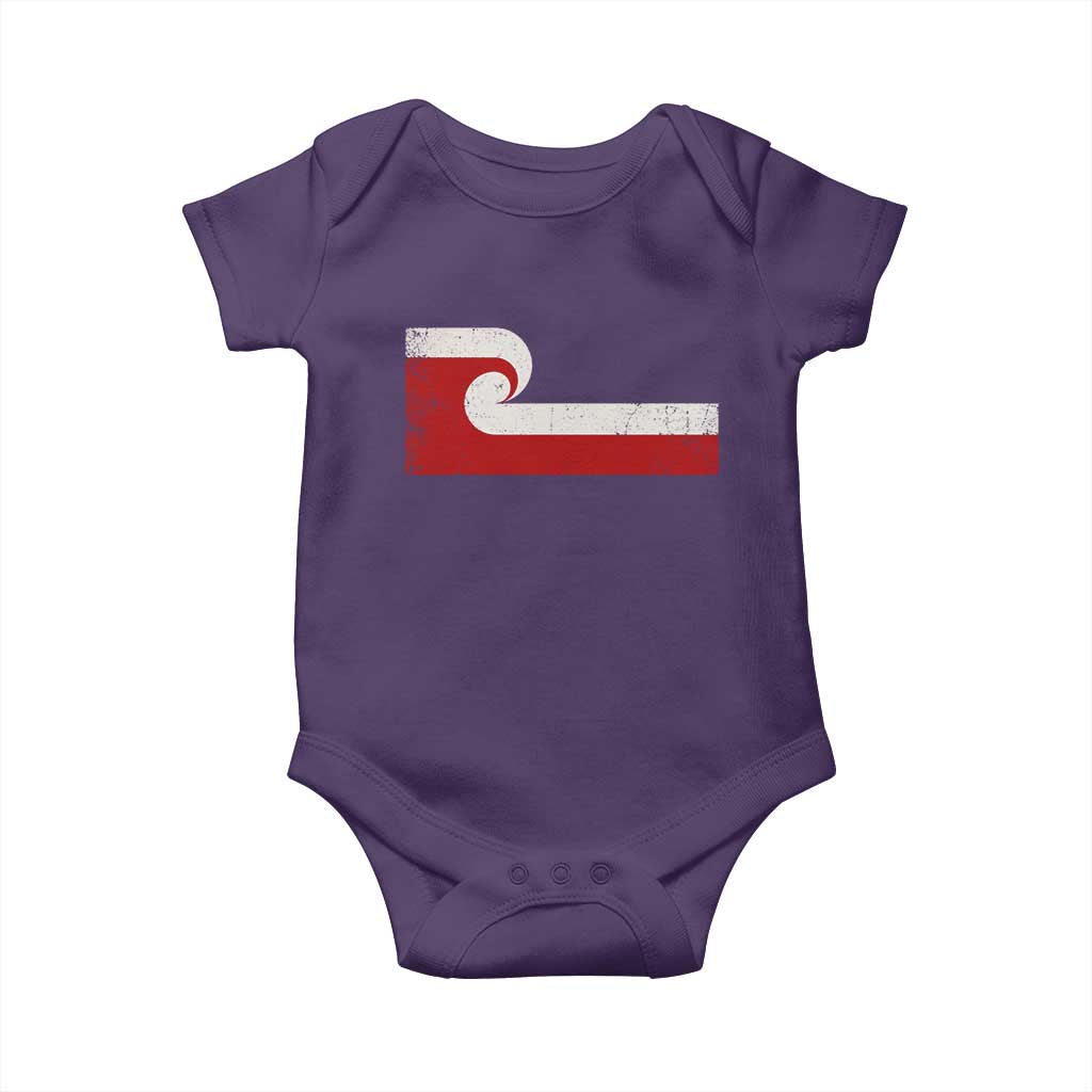 Maori Flag Tino Rangatiratanga Baby Onesie Polynesian Heritage New Zealand Pride