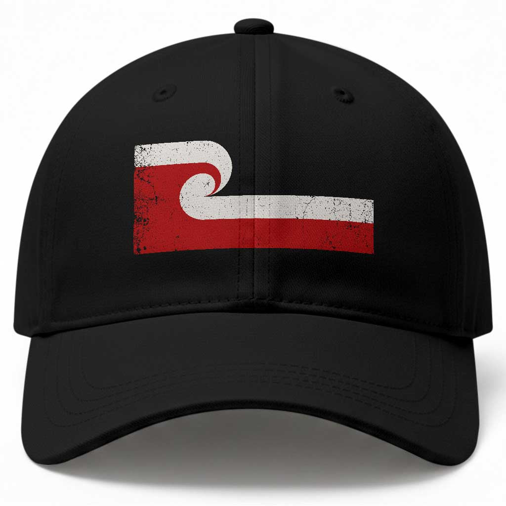 Maori Flag Tino Rangatiratanga Baseball Cap Polynesian Heritage New Zealand Pride TS11 Print Your Wear