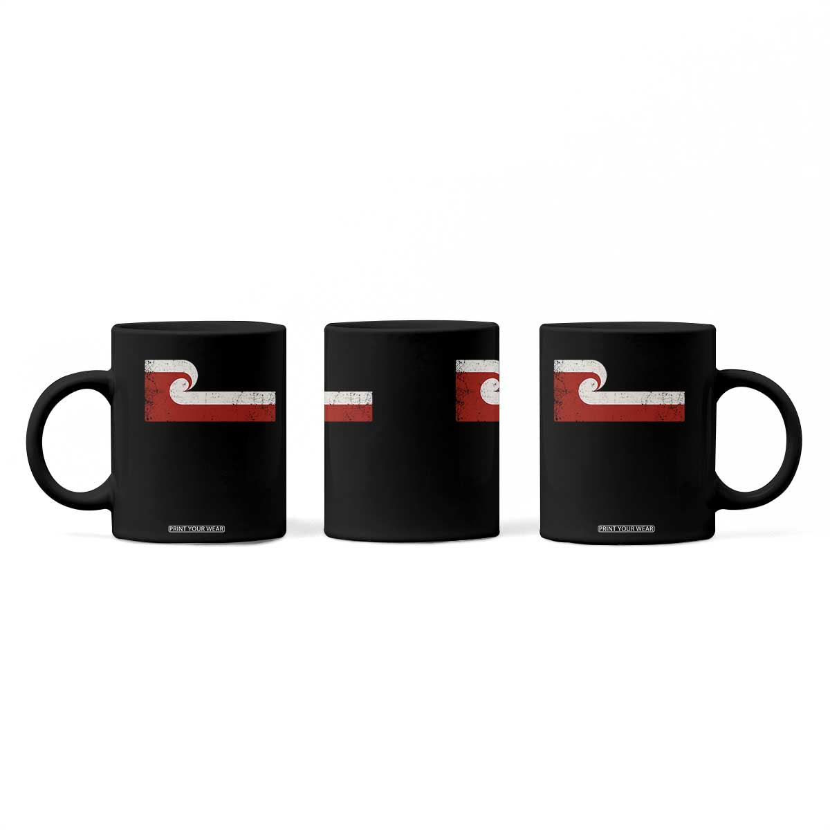 Maori Flag Tino Rangatiratanga Coffee Mug Polynesian Heritage New Zealand Pride TS11 Print Your Wear