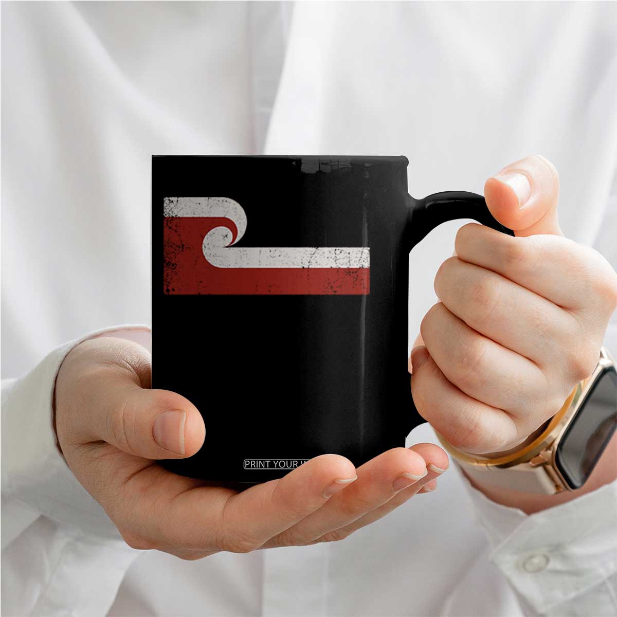 Maori Flag Tino Rangatiratanga Coffee Mug Polynesian Heritage New Zealand Pride TS11 Print Your Wear